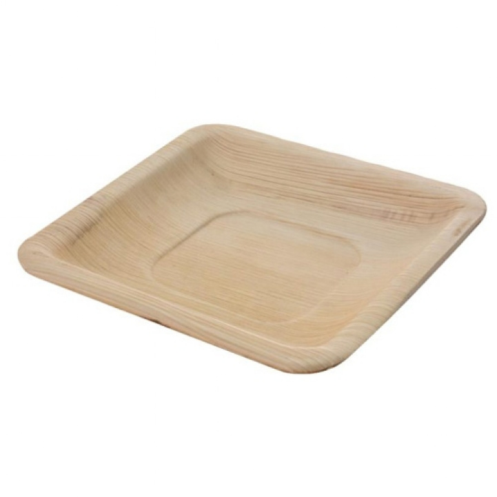 Eco Engangsplate Firkant 6-pakning 16 cm i gruppen Husholdning & Kjøkken / Servering / Engangsartikler hos Campmarket (71666)