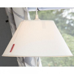 Isabella-Lampe skjerm Cube Krem