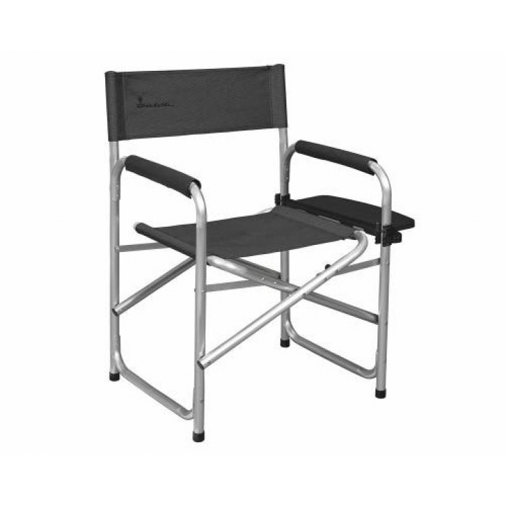 Isabella Regissørstol Med Sidobord Grå i gruppen Campingmøbler / Campingstoler hos Campmarket (71822)