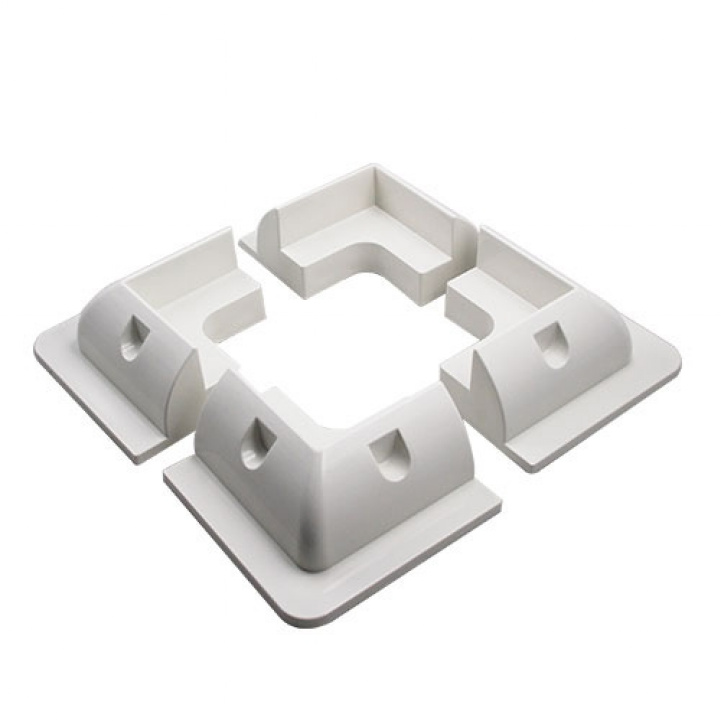 LTC Solcellemonteringshjørne 4-pakning 15mm i gruppen Campingvogn & Bobilt / Elektronikk / Solpaneler / Tilbehør hos Campmarket (72124)