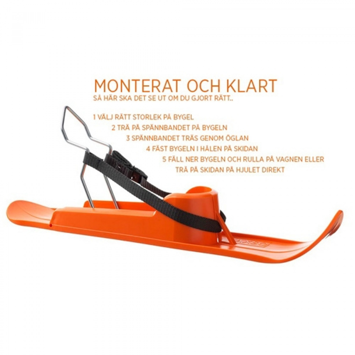 SnowWalk Til Skrinda Orange 2-Pack i gruppen hos Campmarket (72129)