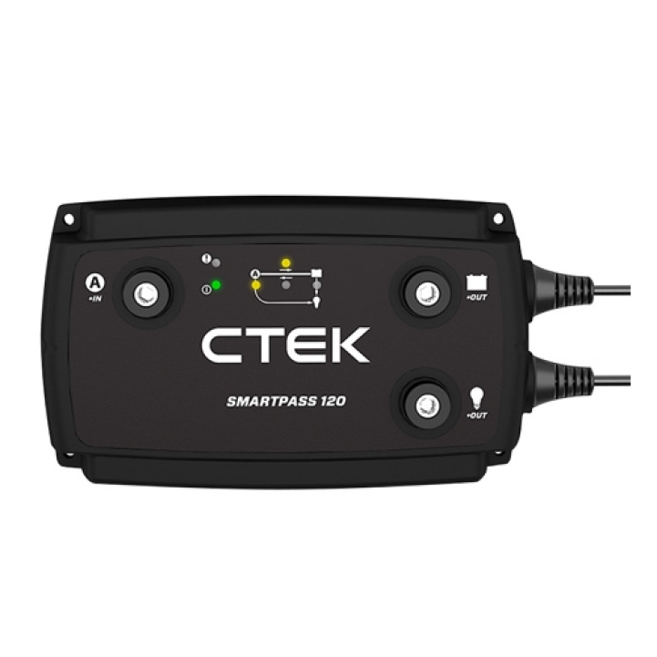 CTEK Batterilader Smartpass 120 12V i gruppen Campingvogn & Bobilt / Elektronikk / Batterier & Omformere / Batterilader hos Campmarket (72188)