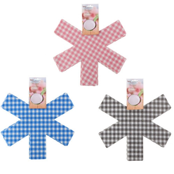 Pot Lid Protector 38 cm 3-pack i gruppen Husholdning & Kjøkken / Kjøkkenutstyr / Kjøkstekstiler & Underlag hos Campmarket (72251)