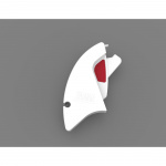 Fiamma Endebeslag Til Front F65 S. Hvit Boks. Høyre