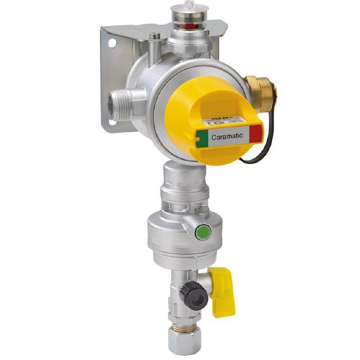 Gasolomkobler Caramatic DriveTwo Vertikal i gruppen Campingvogn & Bobilt / Gass og tilbehør / Gassregulatorer & Tilbehør hos Campmarket (72433)