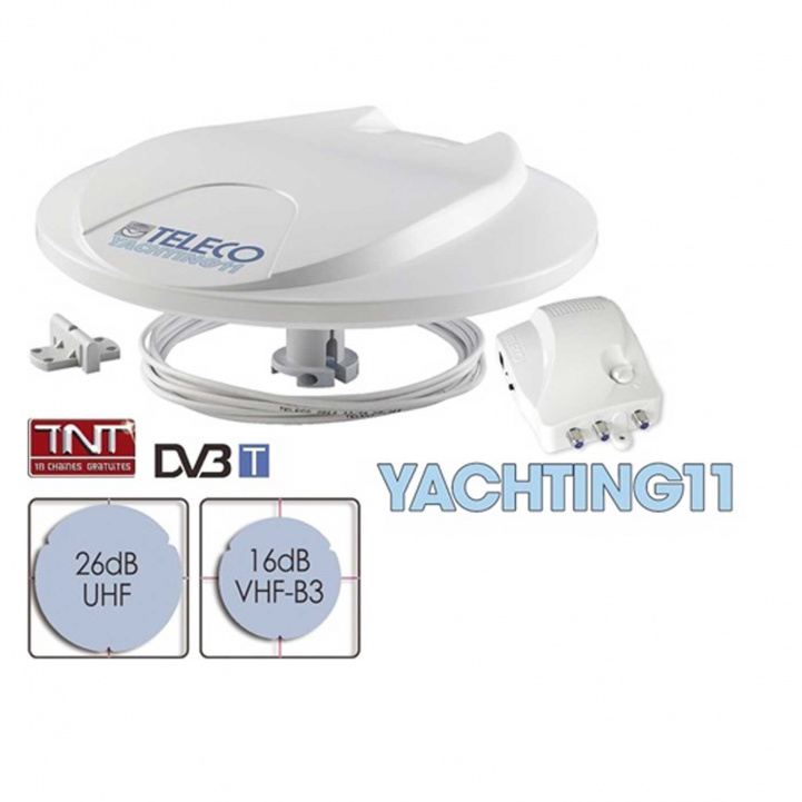 Teleco Yachting 11 DVB-T Antenne i gruppen Campingvogn & Bobilt / Elektronikk / TV, Bilde & Lyd / TV / Tv-antennar hos Campmarket (72513)