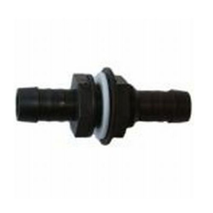 Tankgjennomføring Dobbelnipler Rett 19mm i gruppen Vann & Sanitær / Vann / Vannkoplinger m.m. / Skarvkoplinger hos Campmarket (73045)