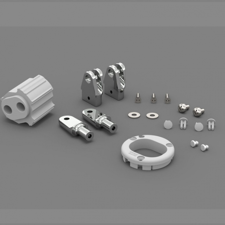 Fiamma Holder Overligger/Ben Høyre Kit 98671A01- Caravanstore i gruppen Fortelt & Markiser / Markiser / Campingvognmarkiser / Reservdeler Campingvognmarkiser / Reservdeler Caravanstore hos Campmarket (73422_15)