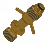 Flaskadapter med vingmutter