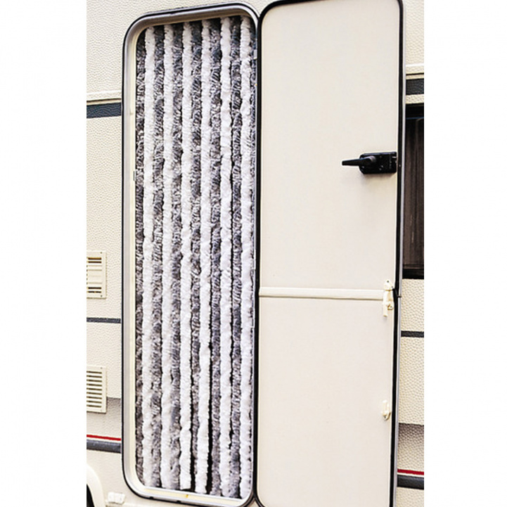 Dørforheng 100x200 Grå hvit i gruppen Hjem & Innredning / Tekstiler / Dørforheng hos Campmarket (73563)