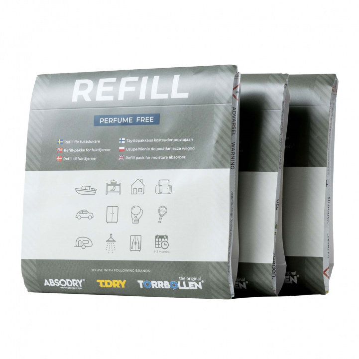 Refill Torrbollen Tekstil 3 x 100 gram i gruppen Vann & Sanitær / Avfukting & Luftrensing hos Campmarket (73812)