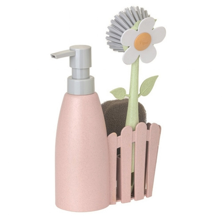 Disksett Florganic Rosa i gruppen Husholdning & Kjøkken / Vask, Rengjøring & Oppvask / Oppvaskbørster hos Campmarket (73834)