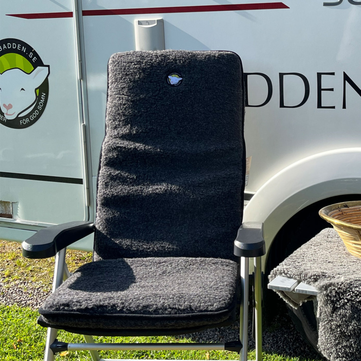 Ullbunnen Stina Stolpute Svart 50x136cm i gruppen Campingmøbler / Campingstoler / Tilbehør campingstoler hos Campmarket (74056)