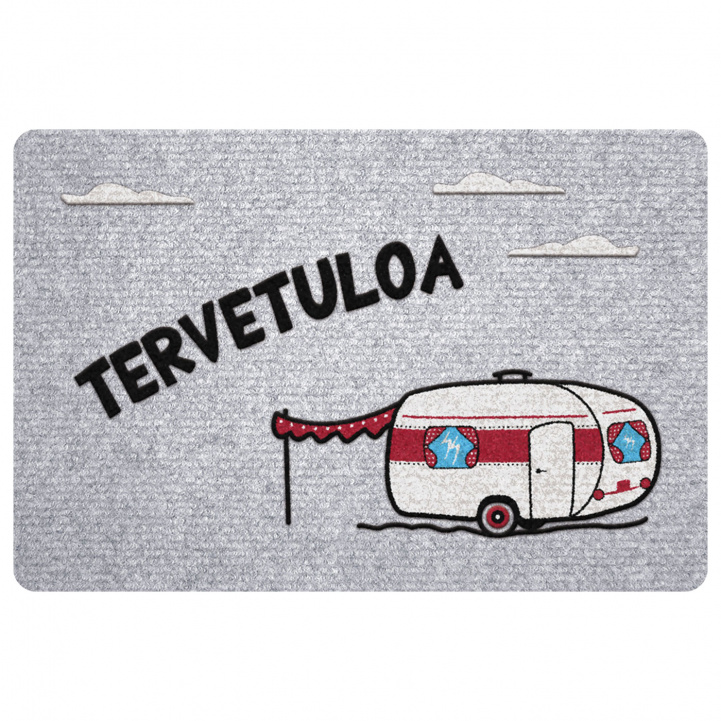 Dørmatte Campingvogn Velkommen 40x60cm i gruppen Hjem & Innredning / Dørmatter hos Campmarket (74081)