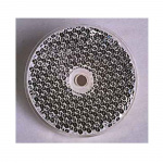 Refleks Rund Hvit Med Hull 60mm