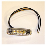 Positionslampe Foran LED Hvit CC 45mm 12V