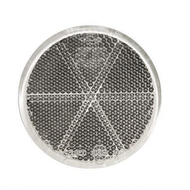 Refleks Hvit 60mm Selvklebende i gruppen Campingvogn & Bobilt / Elektronikk / Trafikk & Utvendig belysning / Reflekser hos Campmarket (74161)