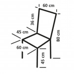 Regissørstol Lorraine Mørkgrå
