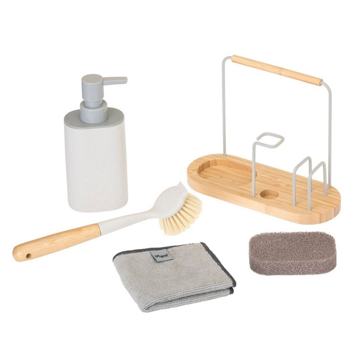 Disksett Zeroline Vigar 4-deler i gruppen Husholdning & Kjøkken / Vask, Rengjøring & Oppvask / Oppvaskbørster hos Campmarket (75240)