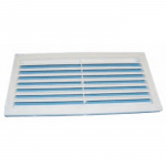 Ventilasjonsgitter 320x155mm Hvit