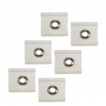 Kederlist med løkker Ø5/7mm 6 stk