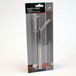 Sugrør Rustfritt Inkl. Børste 2-Pack