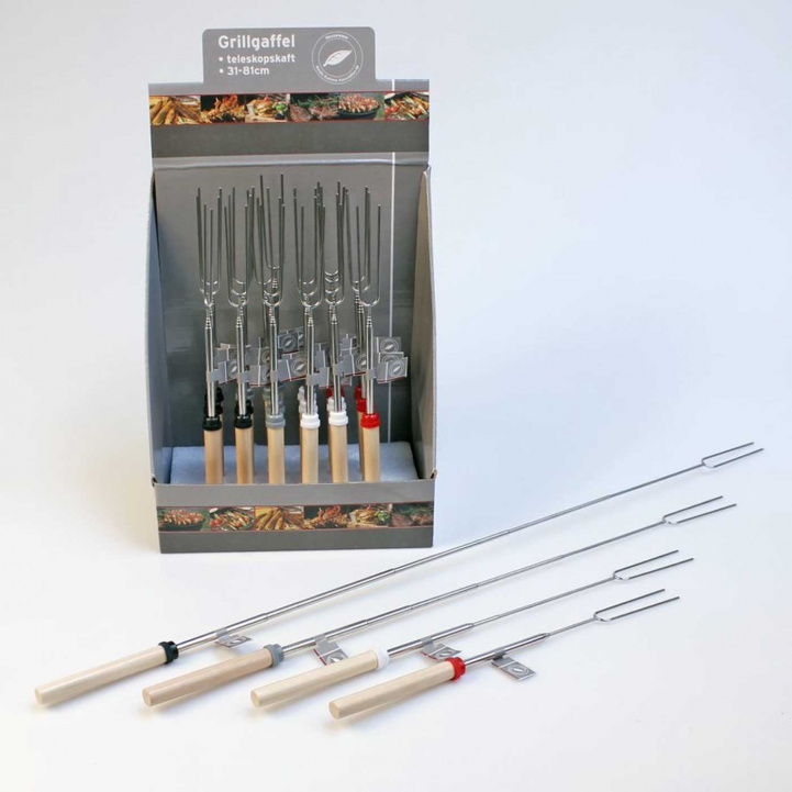 Grillgaffel Teleskop i gruppen Husholdning & Kjøkken / Griller / Grilltilbehør hos Campmarket (75792)
