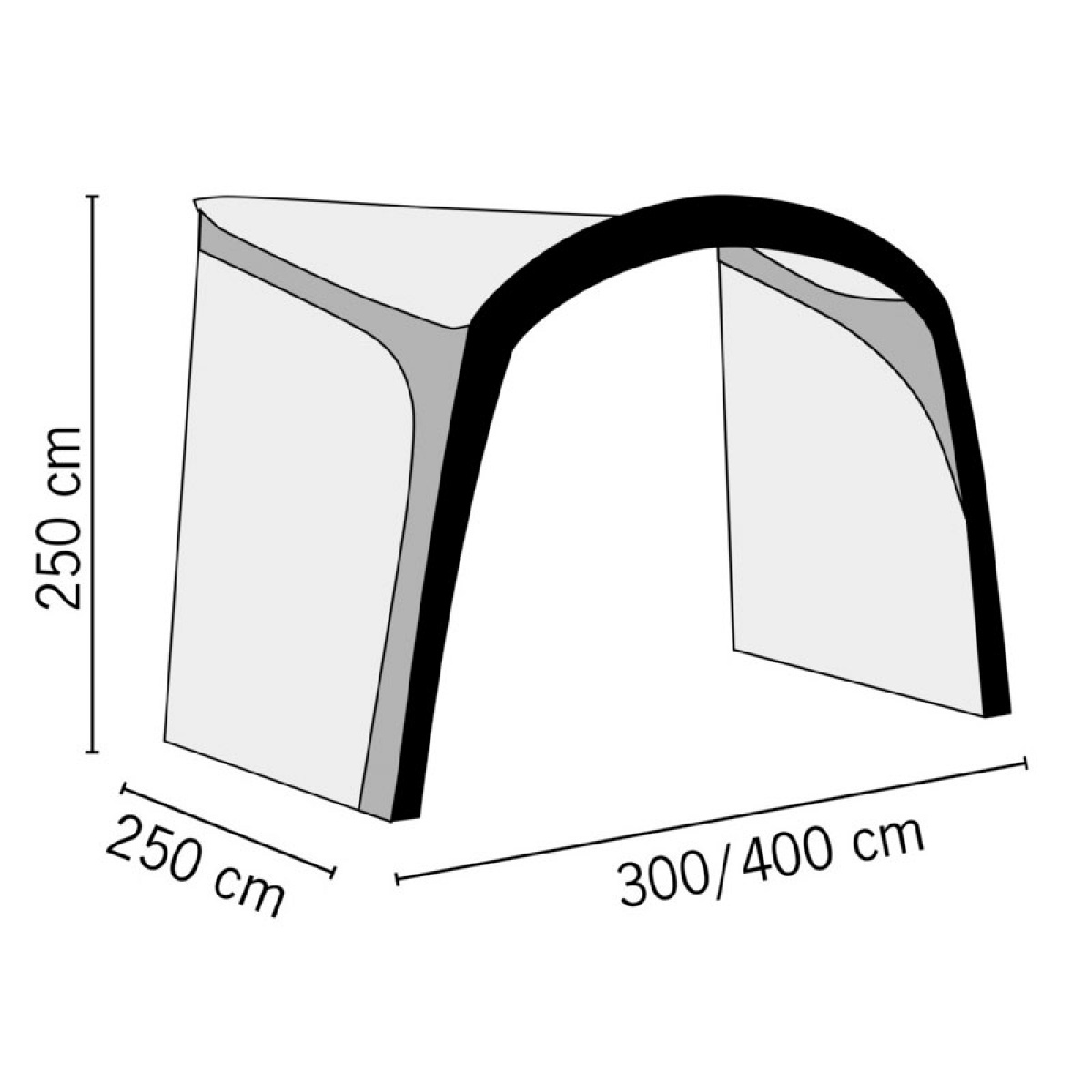 ReimoTent Soltak Playa Air i gruppen Fortelt & Markiser / Markiser / Campingvognmarkiser / Luftmarkise hos Campmarket (76000)