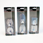 Krok 2 stk Rustfrie Selvklebende