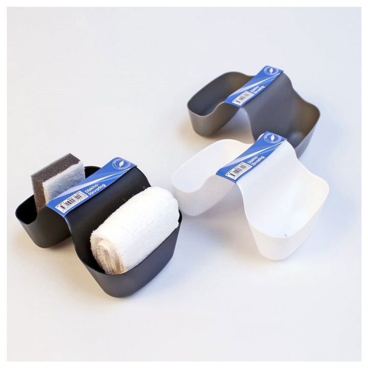 Diskhåndverkskurv Plast 12,5x12,5 cm i gruppen Husholdning & Kjøkken / Kjøkkenutstyr / Kroker & Hyller hos Campmarket (76210)