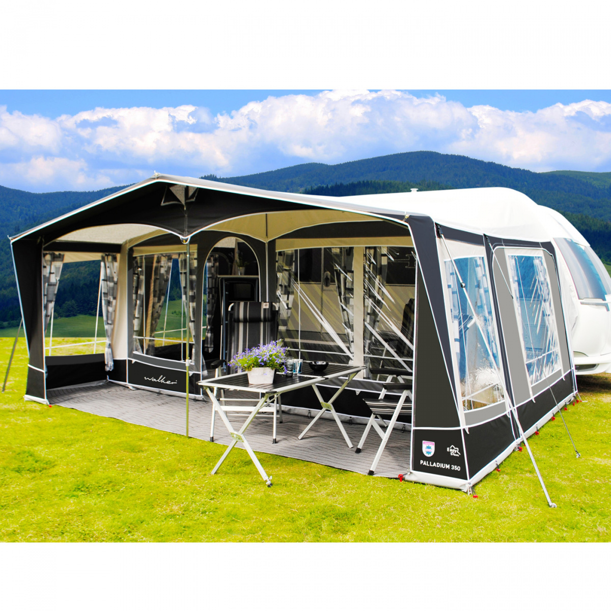 Walker Fortelt Palladium 350 i gruppen Fortelt & Markiser / Fortelt Campingvogn / A-måttstelt / Dyp 3,5m hos Campmarket (76298)