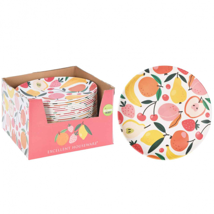 Tallrik Fruktig Melamin 20cm i gruppen Husholdning & Kjøkken / Servering / Tallerkener hos Campmarket (76437)