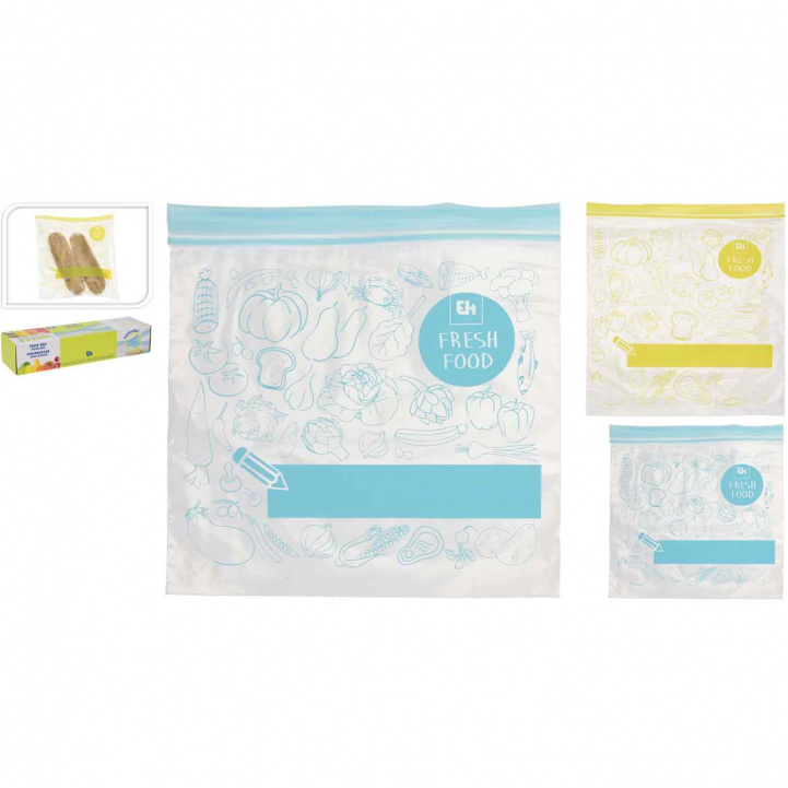 Ziplock-poser 40-pakk i gruppen Husholdning & Kjøkken / Kjøkkenutstyr / Mat & Lageroppbevaring hos Campmarket (76524)