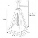 Campout Støttebukk Aluminium 900 kg/st 4-Pack