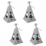 Campout Støttebukk Plast 750 kg/st 4-Pack