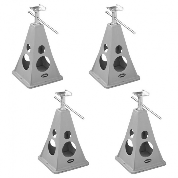 Campout Støttebukk Plast 750 kg/st 4-Pack i gruppen Campingvogn & Bobilt / Chassis / Støtteben hos Campmarket (76640)