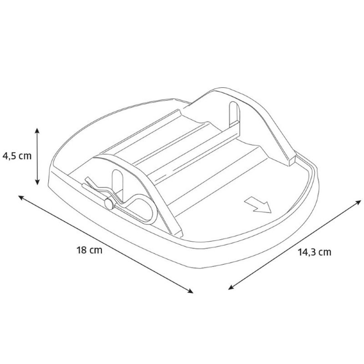 Campout Støtteben med metallpinne 4-pakning i gruppen Campingvogn & Bobilt / Chassis / Støtteben hos Campmarket (76666)