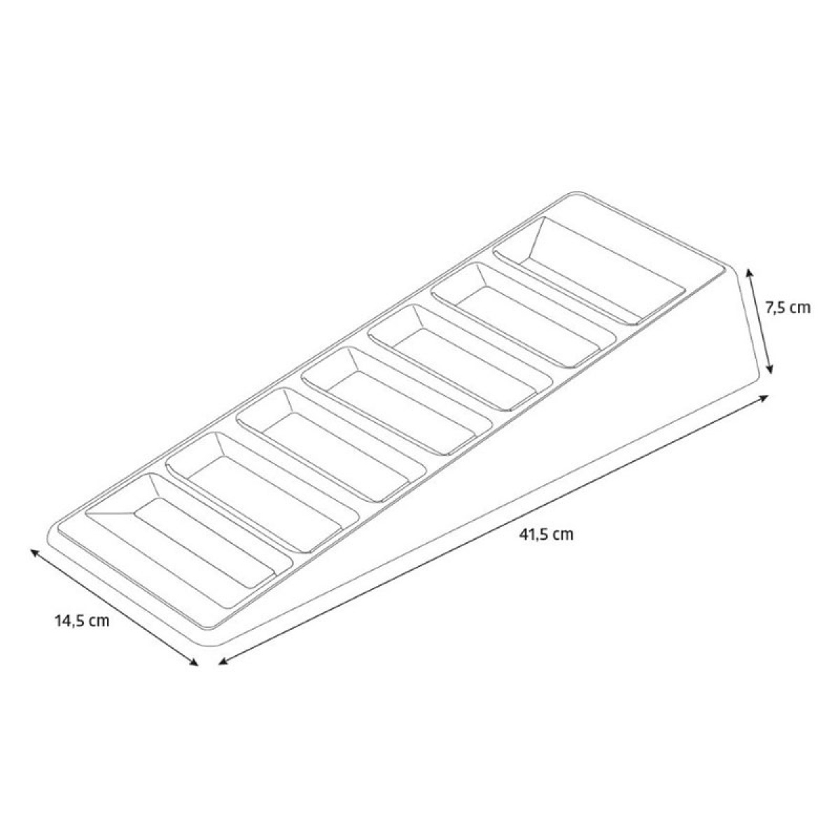 Campout Nivåkloss 75 mm Grå 2-Pack i gruppen Campingvogn & Bobilt / Chassis / Nivåklosser hos Campmarket (76668)