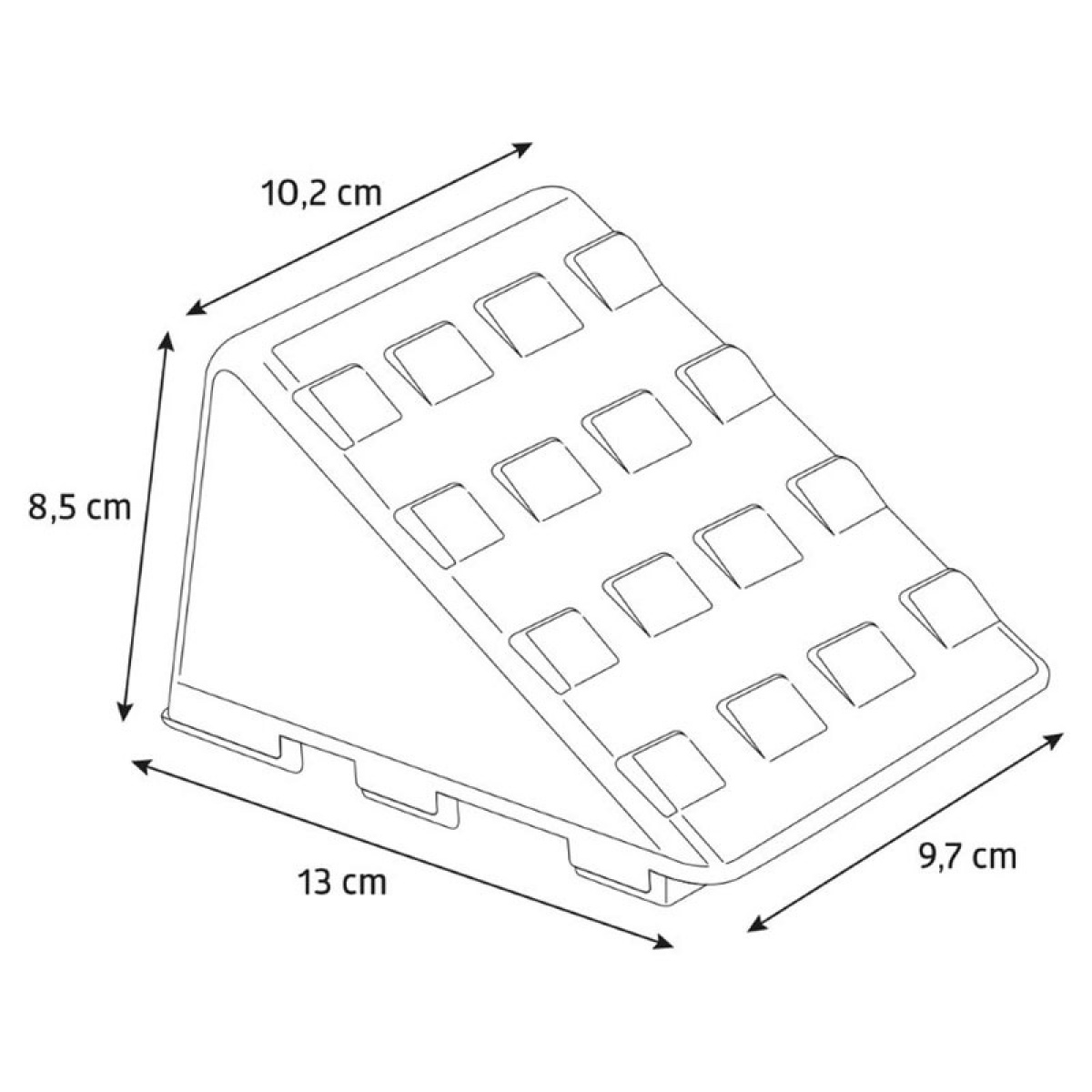 Campout Stoppkloss Til Nivåkloss 2-Pack i gruppen Campingvogn & Bobilt / Chassis / Nivåklosser hos Campmarket (76670)