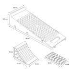 Campout Nivåkloss Med Hjulstopp 2-Pack
