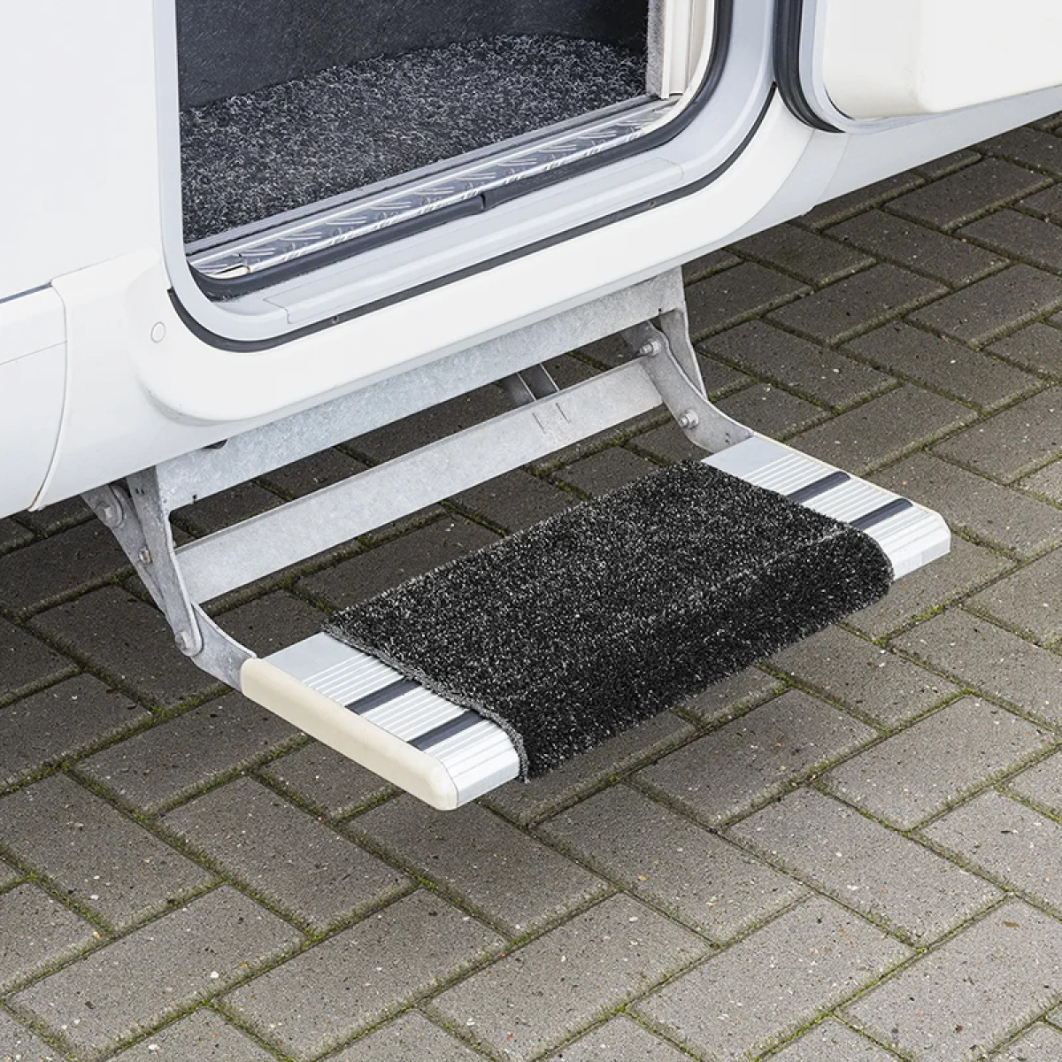 ProPlus Clean Step Dørmatte Svart i gruppen Campingmøbler / Fotspor / Tilbehør Trappestiger hos Campmarket (77054)