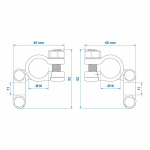 ProPlus Batterikabelsko 2 stk (1+ og 1-)
