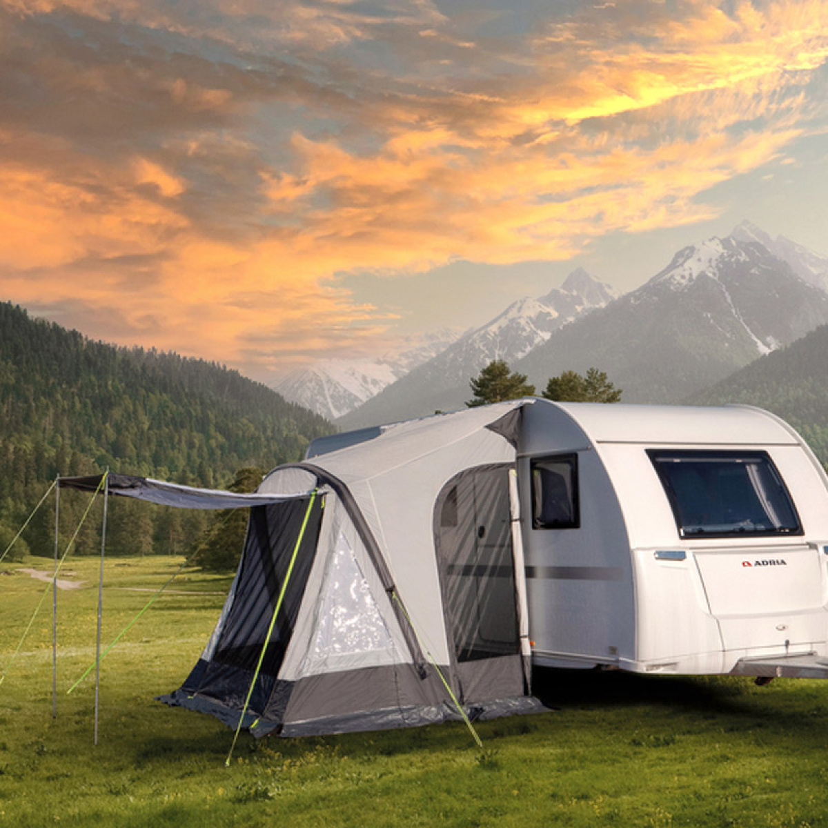 ReimoTent Lufttelt One Beam Air i gruppen Fortelt & Markiser / Fortelt Campingvogn / Lufttelt Campingvogn / Reimo Lufttelt Campingvogn hos Campmarket (77230)