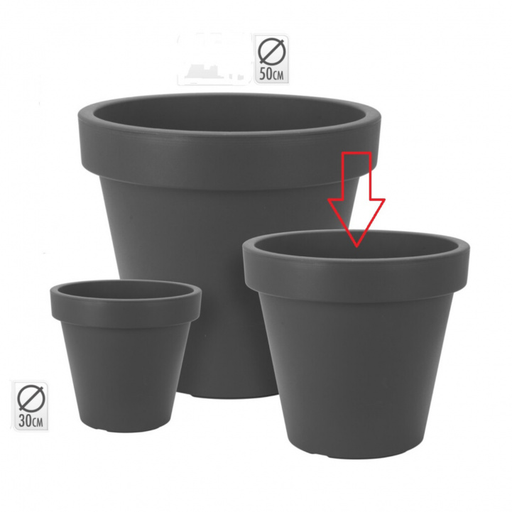 Krukke Mellom 40cm Antrasitt i gruppen Hjem & Innredning / Prydnad & Trivsel hos Campmarket (77313)