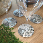 Royal Camping Glassunderlag Smögen 4-pakning