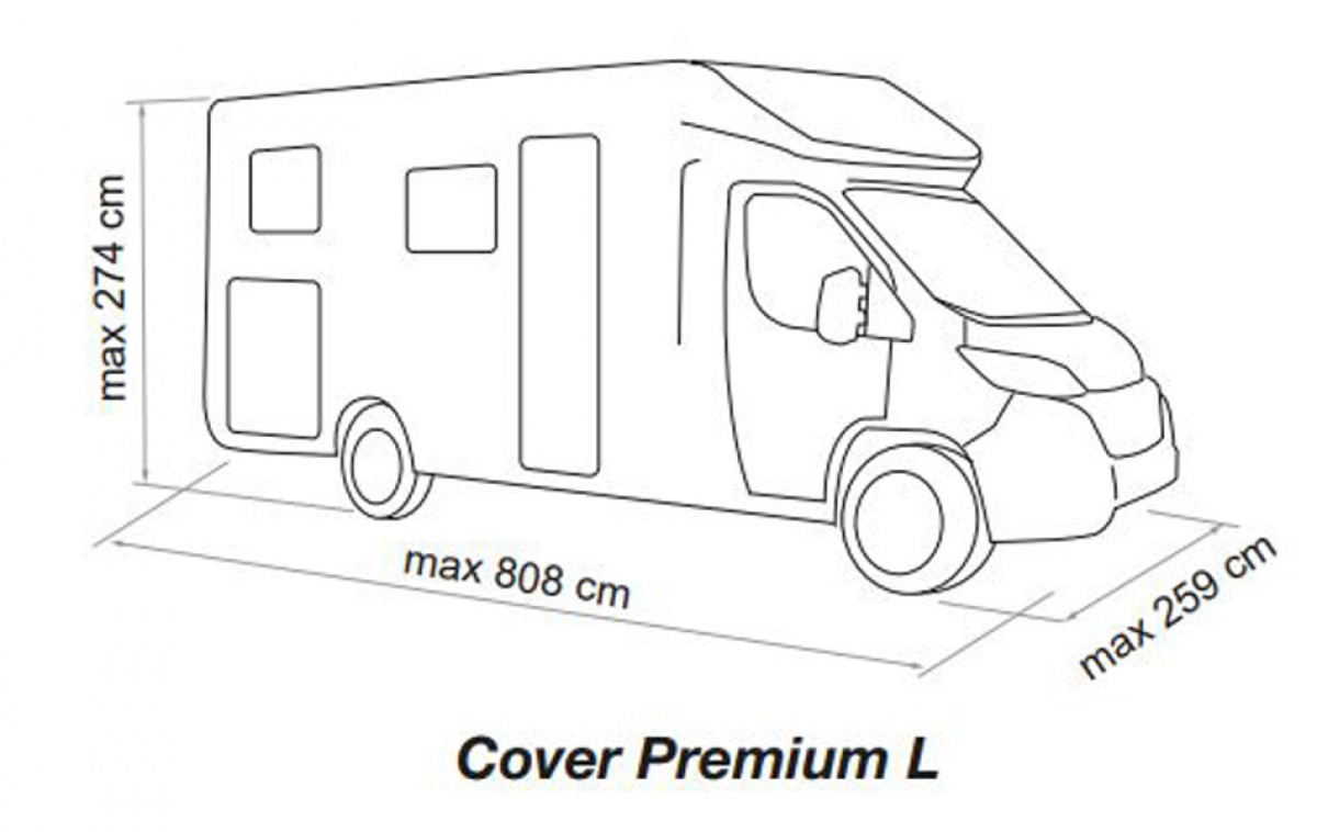 Fiamma Bobiltrekk Premium L i gruppen Campingvogn & Bobilt / Tekstilmatter & Overdrag / Overdrag hos Campmarket (77696)