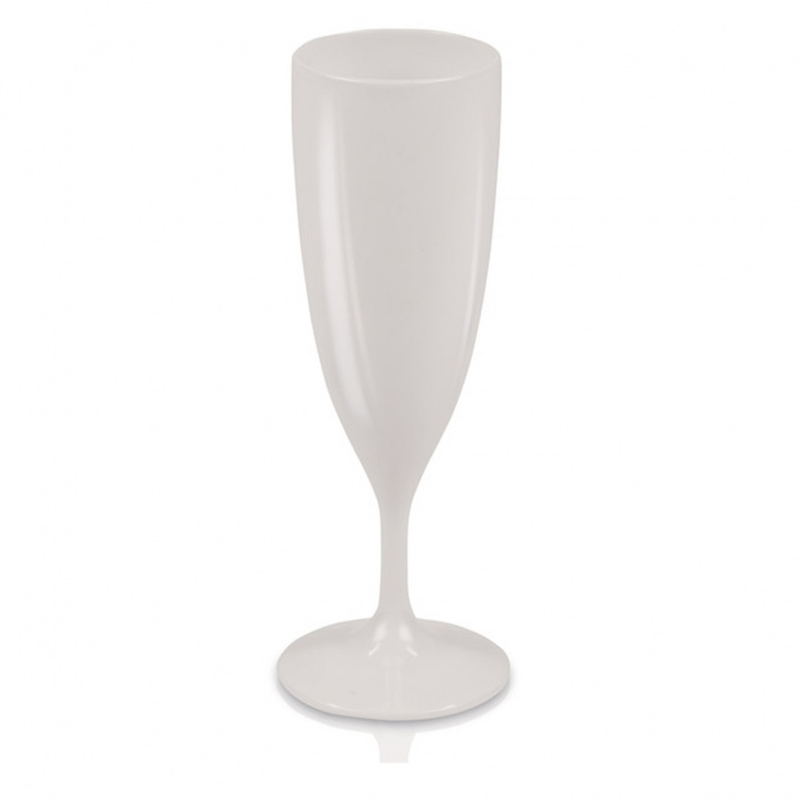 Cleo Retro Champagneglass 2-pakning Hvit i gruppen Husholdning & Kjøkken / Glass & Krus / Champagneglass hos Campmarket (77707)
