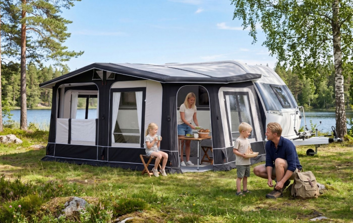 Doréma Luxor Air 280 KT i gruppen Fortelt & Markiser / Fortelt Campingvogn / Lufttelt Campingvogn / A-måltilpassede Lufttelt Campingvogn hos Campmarket (77740)