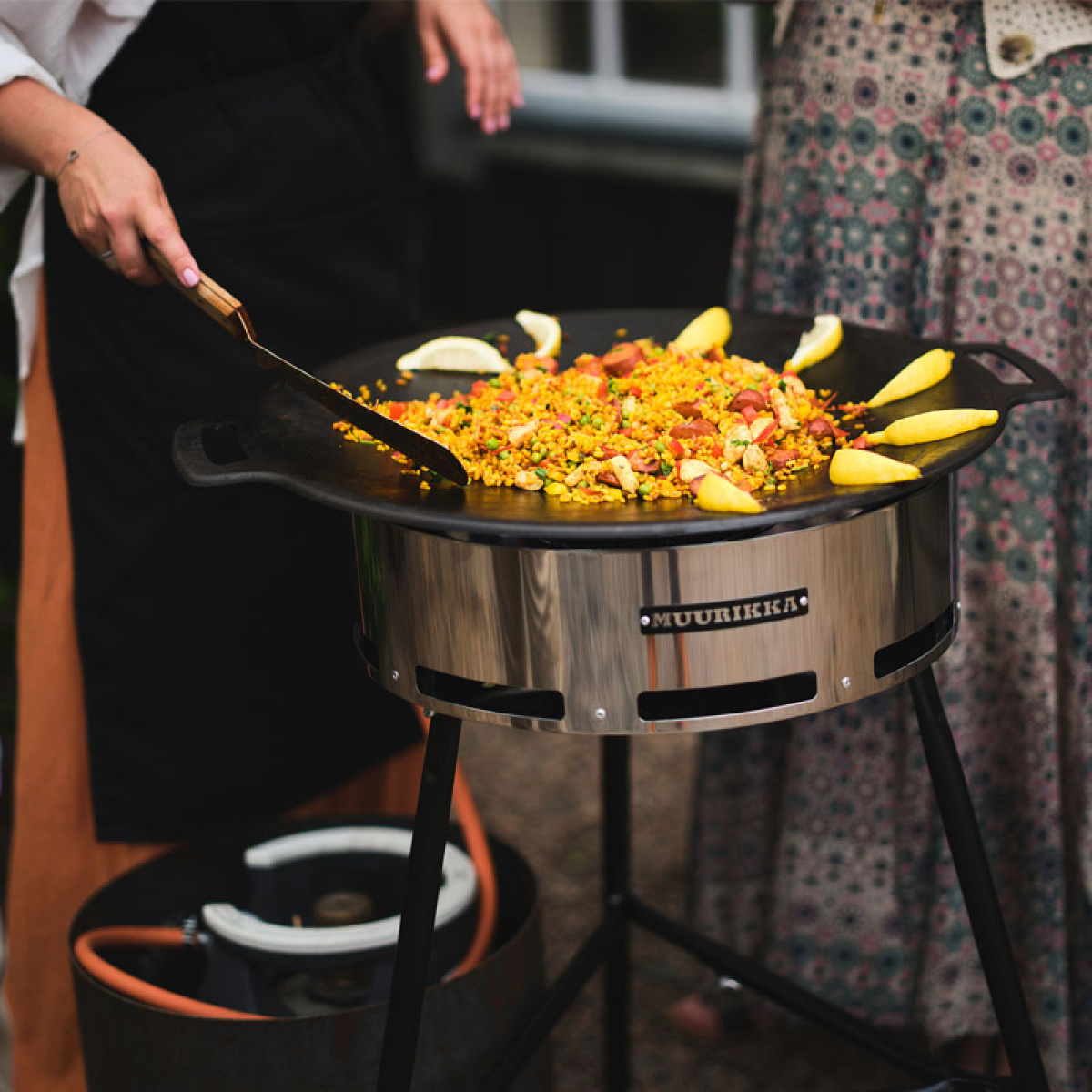 Muurikka Stekhäll Set Pro Stål 58 cm i gruppen Husholdning & Kjøkken / Griller / Gassgrill hos Campmarket (77872)