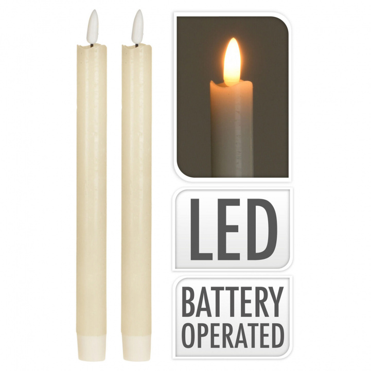 Ledlys 2,5 x 24cm 2-p i gruppen Hjem & Innredning / Belysning & Lykter hos Campmarket (77920)